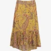 Ikks Paisley-print Stretch-woven Maxi Skirt