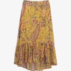 Ikks Paisley-print Stretch-woven Maxi Skirt