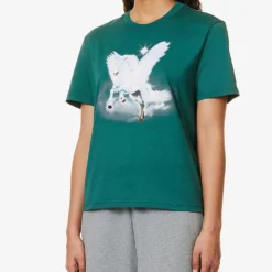 Unicorn Graphic-print Cotton T-shirt -Outlet Pique Style Store R04158091 RAINFOREST ALT02