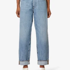 Bottega Veneta Straight-leg Mid-rise Denim Jeans -Outlet Pique Style Store R04159970 MIDBLUE ALT02