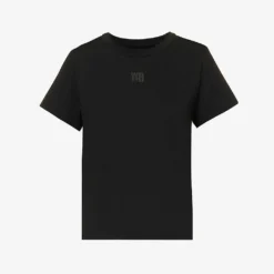 ALEXANDER WANG Essential Logo-print Cotton T-shirt