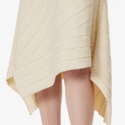 STELLA MCCARTNEY Regular-fit Asymmetric Knitted Midi Skirt 9 STELLA MCCARTNEY Regular-fit Asymmetric Knitted Midi Skirt -Outlet Pique Style Store R04160791 CREAM ALT04