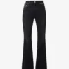 STELLA MCCARTNEY Flare Faded-wash Flared-leg Mid-rise Jeans