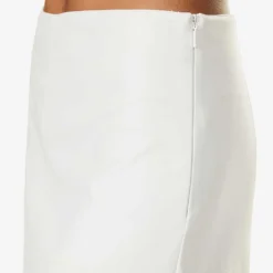 Max Mara Renata Flared-hem Woven Midi Skirt 9 Max Mara Renata Flared-hem Woven Midi Skirt -Outlet Pique Style Store R04161465 SILK ALT04