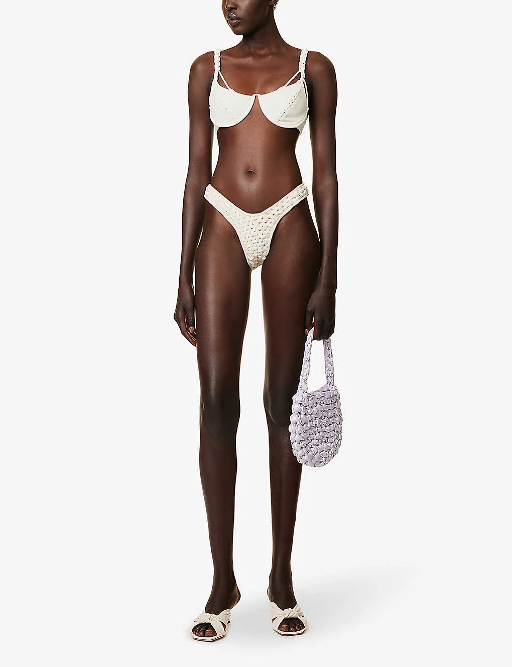 Cableknot Braided-trim Bikini Top 2 Cableknot Braided-trim Bikini Top - Image 2