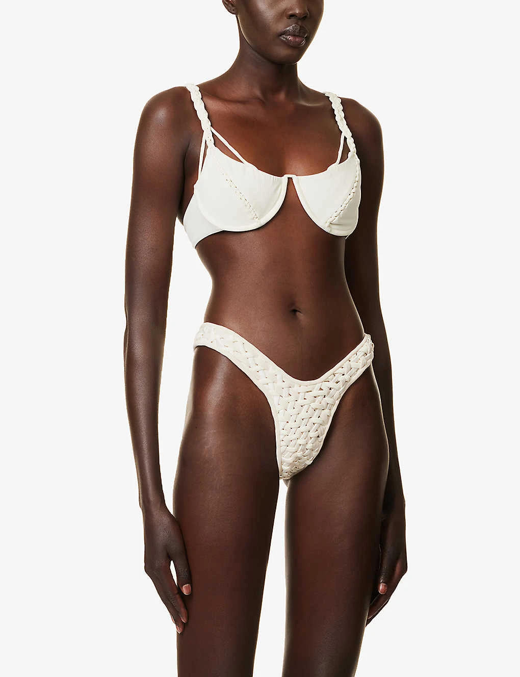 Cableknot Braided-trim Bikini Top 3 Cableknot Braided-trim Bikini Top - Image 3