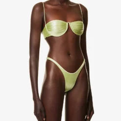 Ripple Half-cup Bikini Top -Outlet Pique Style Store R04161532 JUICE ALT02