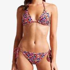 Ted Baker Jennyee Reversible Graphic-print Bikini Bottoms 6 Ted Baker Jennyee Reversible Graphic-print Bikini Bottoms -Outlet Pique Style Store R04162194 BLACK ALT02