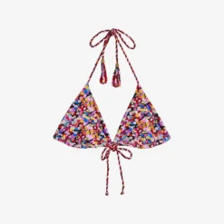 Ted Baker Jaoni Graphic-print Reversible Bikini Top
