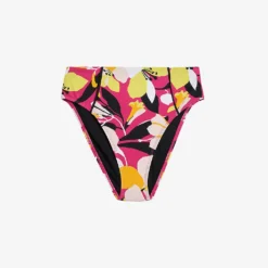 Ted Baker Marthya Floral-print High-waisted Bikini Bottoms