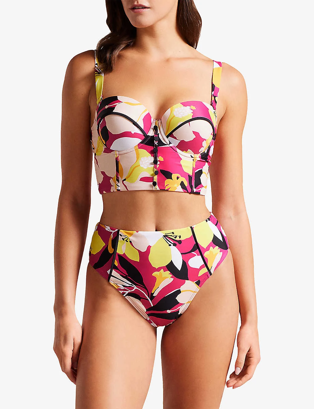 Ted Baker Margieh Abstract-print Balconette Bikini Top 3 Ted Baker Margieh Abstract-print Balconette Bikini Top - Image 3