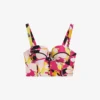 Ted Baker Margieh Abstract-print Balconette Bikini Top