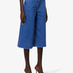 MOSCHINO Frayed-hem Straight-leg Mid-rise Jeans -Outlet Pique Style Store R04162970 FANTASYPRINTBLUE ALT02