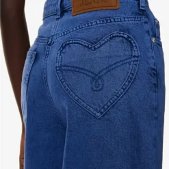 MOSCHINO Frayed-hem Straight-leg Mid-rise Jeans -Outlet Pique Style Store R04162970 FANTASYPRINTBLUE ALT04