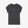 Zadig & Voltaire Anya Moon Logo-print Cotton T-shirt