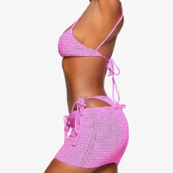 Low-rise Recycled Stretch-nylon Crochet Mini Skirt -Outlet Pique Style Store R04164360 TAFFY ALT02