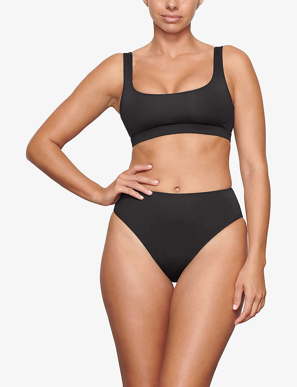 Slim-fit High-rise Recycled Stretch-nylon Bikini Bottoms 2 Slim-fit High-rise Recycled Stretch-nylon Bikini Bottoms - Image 2