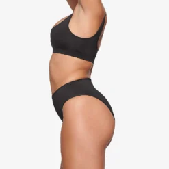 Slim-fit High-rise Recycled Stretch-nylon Bikini Bottoms 6 Slim-fit High-rise Recycled Stretch-nylon Bikini Bottoms -Outlet Pique Style Store R04164365 ONYX ALT02
