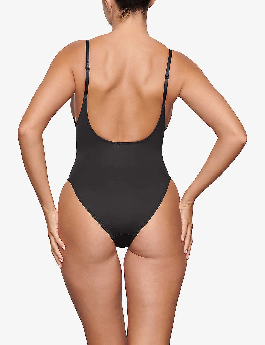 Scoop-neck Low-back Recycled Stretch-nylon Swimsuit 4 Scoop-neck Low-back Recycled Stretch-nylon Swimsuit - Image 4