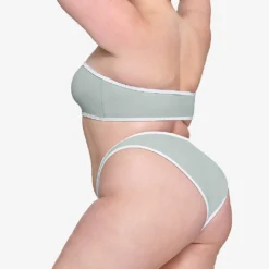 Sporty High-rise Stretch-recycled Nylon Bikini Bottoms -Outlet Pique Style Store R04164383 PACIFIC ALT02