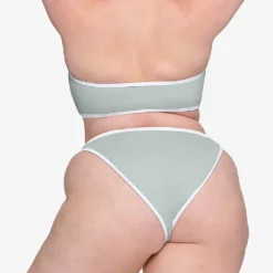 Sporty High-rise Stretch-recycled Nylon Bikini Bottoms -Outlet Pique Style Store R04164383 PACIFIC ALT03