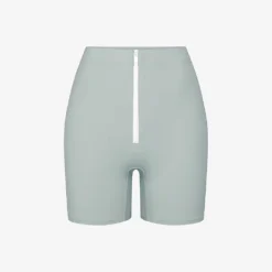 Sporty Mid-rise Stretch-recycled Nylon Shorts