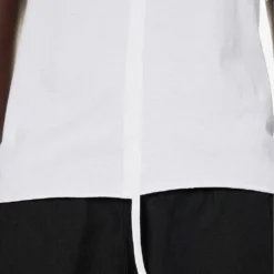 Short-sleeved Round-neck Stretch-cotton T-shirt -Outlet Pique Style Store R04164414 WHITE ALT05