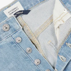 CITIZENS OF HUMANITY Jolene Whiskered High-rise Slim-leg Stretch-denim Jeans -Outlet Pique Style Store R04164580 PIXIE ALT06