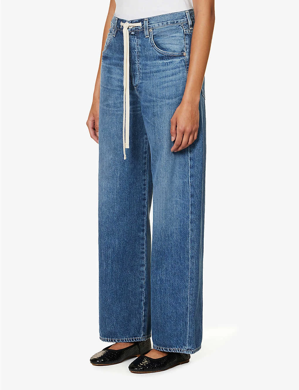 CITIZENS OF HUMANITY Brynn Wide-leg Mid-rise Organic-denim Jeans 3 CITIZENS OF HUMANITY Brynn Wide-leg Mid-rise Organic-denim Jeans - Image 3