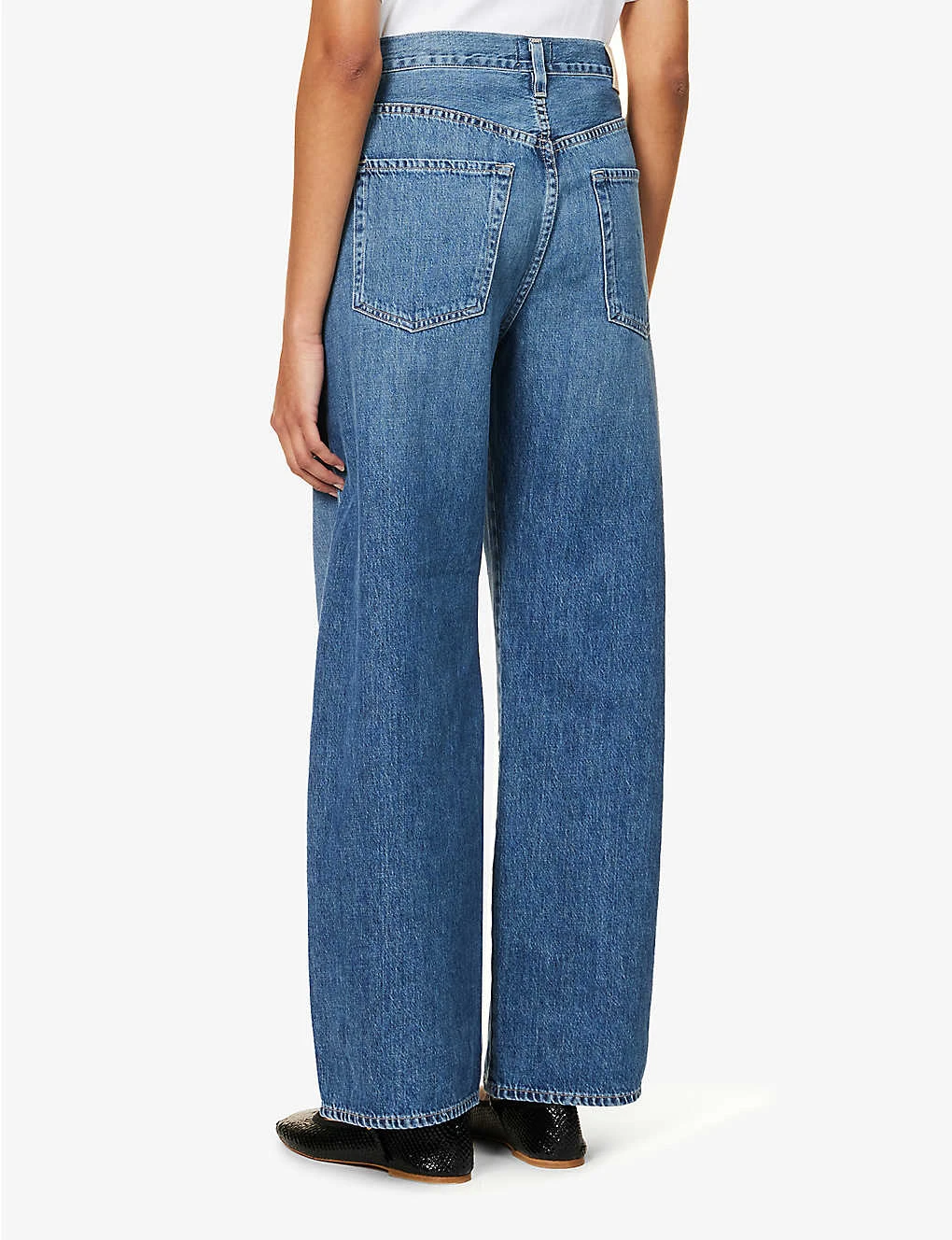 CITIZENS OF HUMANITY Brynn Wide-leg Mid-rise Organic-denim Jeans 4 CITIZENS OF HUMANITY Brynn Wide-leg Mid-rise Organic-denim Jeans - Image 4