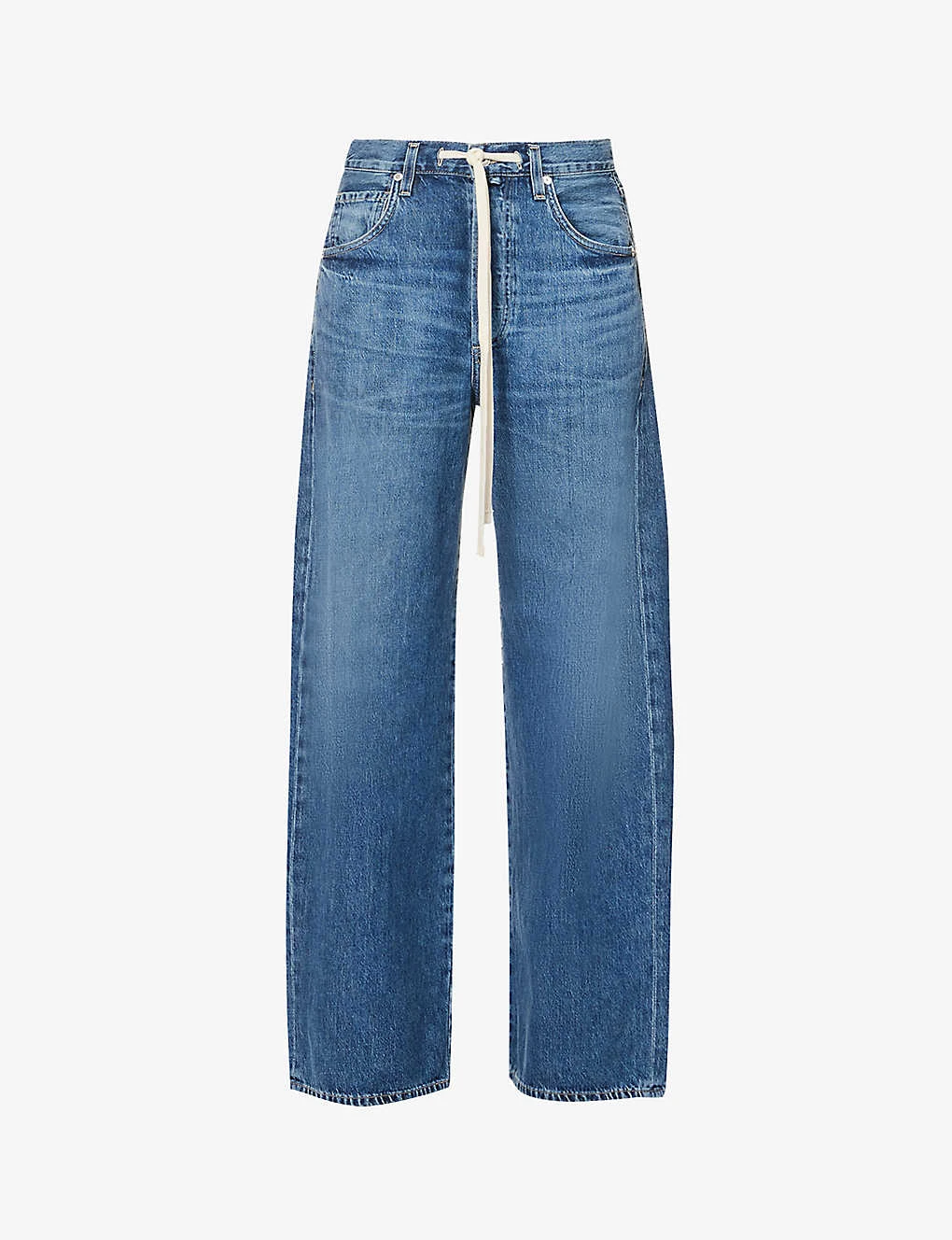 CITIZENS OF HUMANITY Brynn Wide-leg Mid-rise Organic-denim Jeans 1 CITIZENS OF HUMANITY Brynn Wide-leg Mid-rise Organic-denim Jeans
