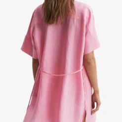 Reiss Beth Patch-pocket Linen Shirt -Outlet Pique Style Store R04164818 PINK ALT03