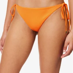 Le Marais Mid-rise Bikini Bottoms 7 Le Marais Mid-rise Bikini Bottoms -Outlet Pique Style Store R04165689 TANGERINERIB ALT02