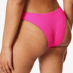 Byron High-rise Recycled Polyester-blend Bikini Bottoms -Outlet Pique Style Store R04165693 FUCHSIACRINKLE ALT03
