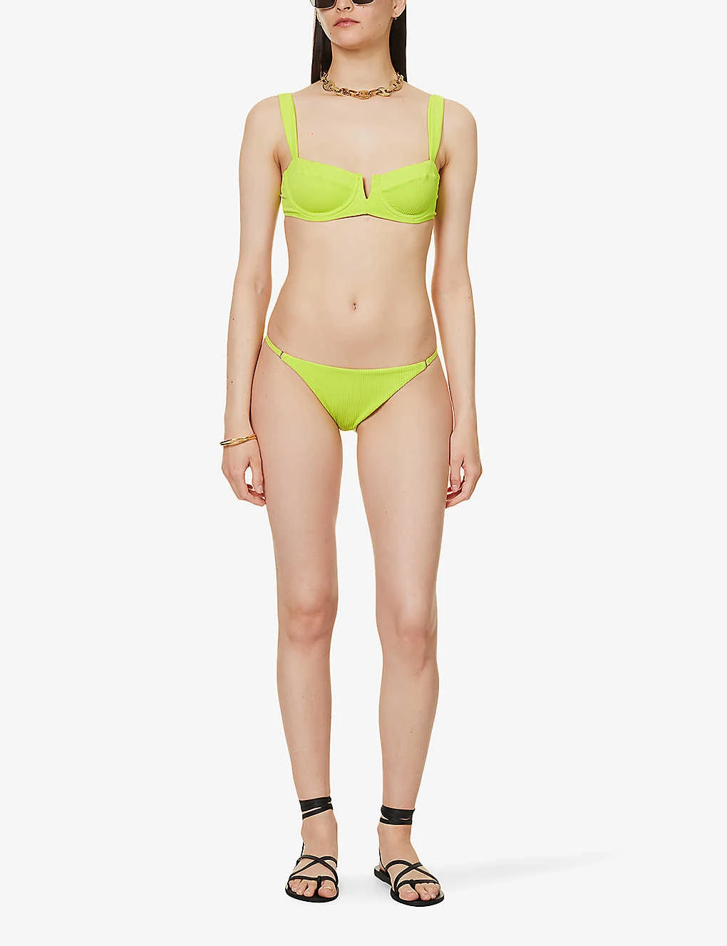 Capri Crinkled Mid-rise Bikini Bottoms 2 Capri Crinkled Mid-rise Bikini Bottoms - Image 2