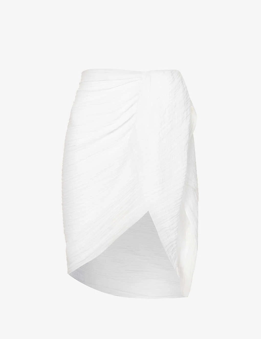 Mykonos Frayed-hem Linen Sarong 1 Mykonos Frayed-hem Linen Sarong