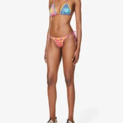 It's Now Cool Crochet Sea Me Crocheted Cotton Triangle Bikini Top -Outlet Pique Style Store R04165798 SEAMETRUECROCHET ALT01