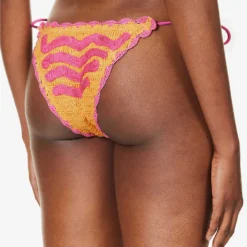 It's Now Cool Crochet Sea Me Mid-rise Crocheted Cotton Bikini Bottoms 7 It's Now Cool Crochet Sea Me Mid-rise Crocheted Cotton Bikini Bottoms -Outlet Pique Style Store R04165799 SEAMETRUECROCHET ALT03