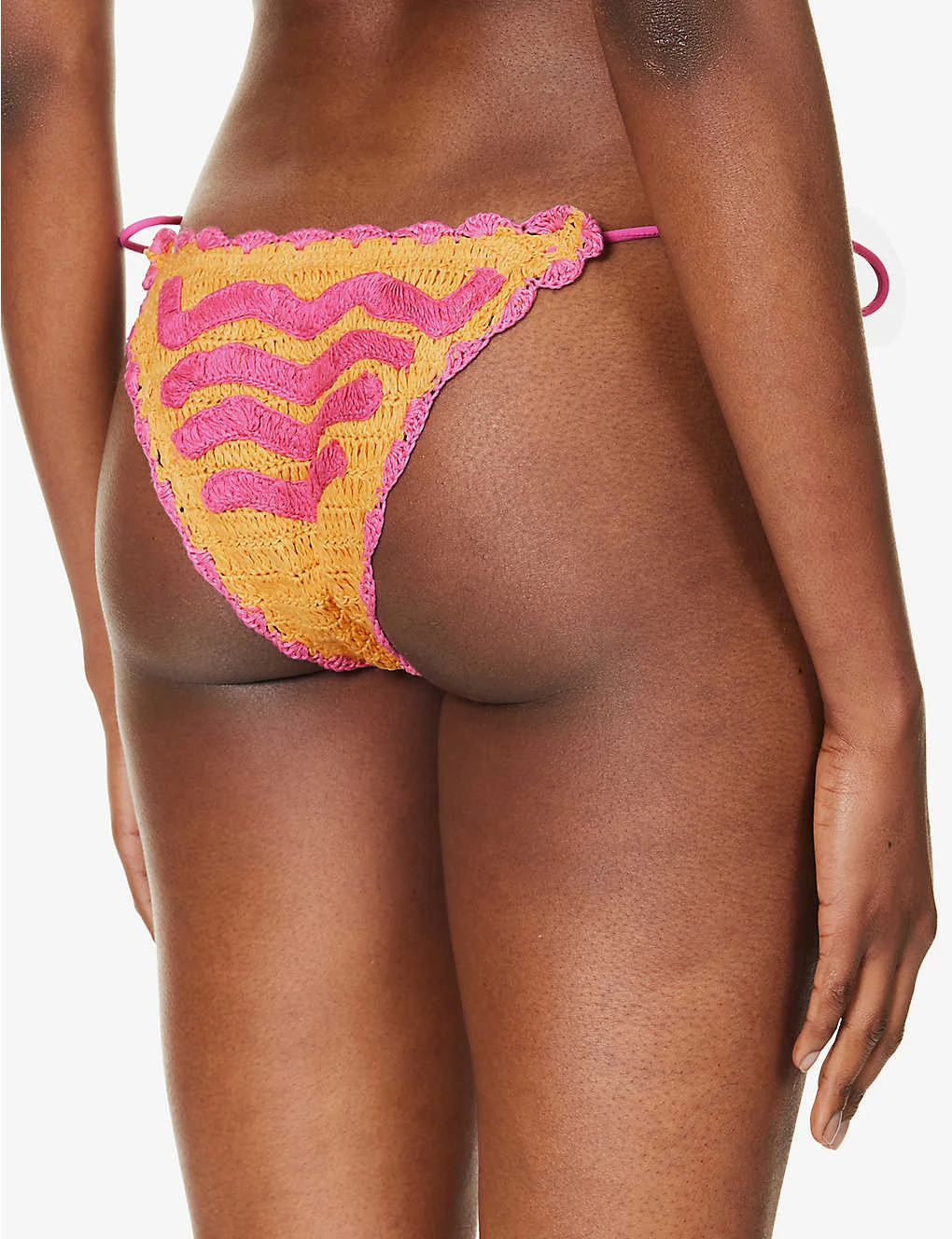 It's Now Cool Crochet Sea Me Mid-rise Crocheted Cotton Bikini Bottoms 4 It's Now Cool Crochet Sea Me Mid-rise Crocheted Cotton Bikini Bottoms - Image 4