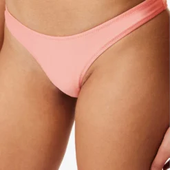 It's Now Cool Luxe Metallic Mid-rise Bikini Bottoms -Outlet Pique Style Store R04165803 CANDY ALT04