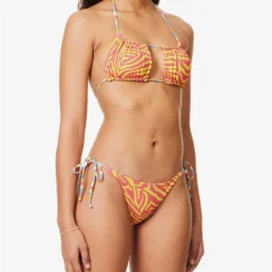 It's Now Cool Ziggy Pop Graphic-print Bikini Top -Outlet Pique Style Store R04165806 ZIGGYPOP ALT02