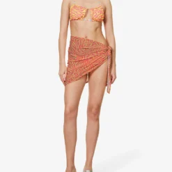 It's Now Cool Ziggy Pop Graphic-print Mesh Sarong -Outlet Pique Style Store R04165808 ZIGGYPOP ALT01