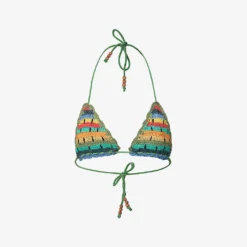 It's Now Cool Kingston Crochet-pattern Cotton Bikini Top