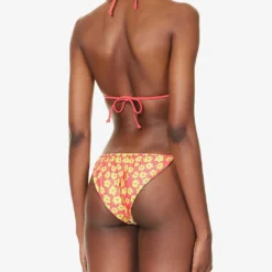It's Now Cool Sancho Floral-print Recycled Polyester-blend Bikini Top -Outlet Pique Style Store R04165816 SANCHO ALT02