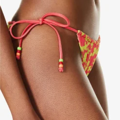It's Now Cool Sancho Floral-print Recycled Polyester-blend Bikini Bottoms -Outlet Pique Style Store R04165817 SANCHO ALT02