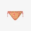It's Now Cool Sancho Floral-print Recycled Polyester-blend Bikini Bottoms
