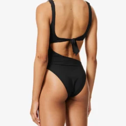 St. Barth's Cut-out Recycled-polyester-blend Swimsuit 6 St. Barth's Cut-out Recycled-polyester-blend Swimsuit -Outlet Pique Style Store R04165931 BLACKREC ALT02