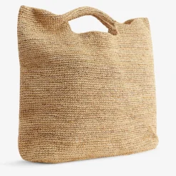 Paloma Large Raffia Top-handle Bag -Outlet Pique Style Store R04165933 STRAWOS ALT02