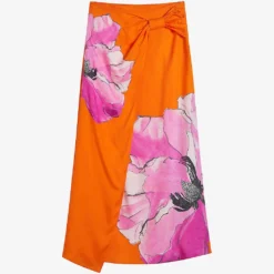 Ted Baker Bethhie Floral-print Woven Maxi Skirt