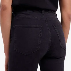 THE KOOPLES Logo-embellished Slim-fit Mid-rise Stretch Denim Jeans -Outlet Pique Style Store R04166186 BLACK ALT04